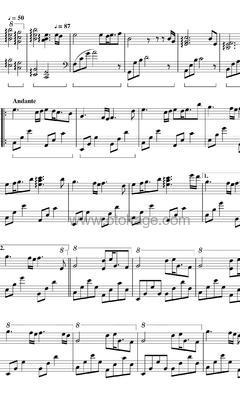 July《Cold Winter钢琴谱》降E调_旋律自然流畅