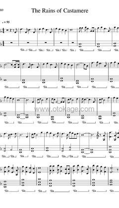 Ramin Djawadi《The Rains Of Castamere钢琴谱》F调_编配层次分明