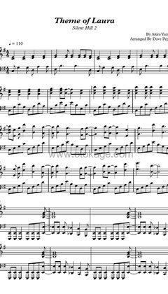 山岡晃《Theme of Laura钢琴谱》C调_动人心弦的版本