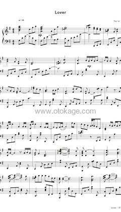 Taylor Swift《Lover钢琴谱》C调_完美演绎经典
