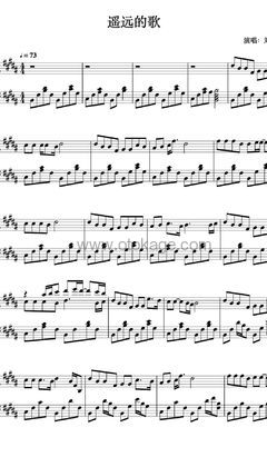 刘惜君《遥远的歌钢琴谱》B调_编曲简洁动人