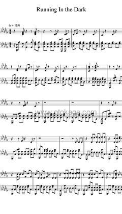 MONKEY MAJIK,塞壬唱片-MSR《Running In The Dark钢琴谱》降B调_节奏与情感交融