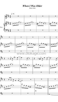 Billie Eilish《WHEN I WAS OLDER (Music Inspired By The Film ROMA)钢琴谱》D调_完美平衡的音调