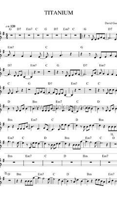 David Guetta,Sia《Titanium小提琴谱》G调_完美的音乐细节