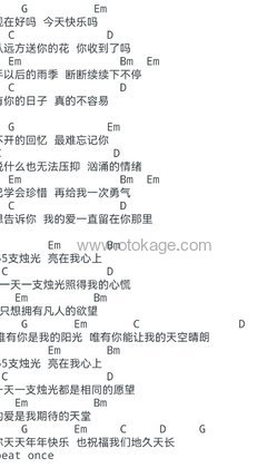 任贤齐《烛光吉他谱》G调_完美的声线搭配