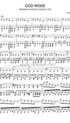 Ramin Djawadi《God Mode钢琴谱》降E调_完美的音乐细节