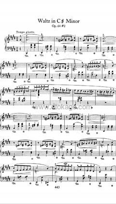 中国交响乐团《肖邦：升C小调圆舞曲钢琴谱》升C调_完美的音乐细节