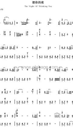 关喆《想你的夜钢琴谱》F调_完美契合情感