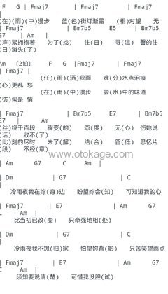 Beyond《冷雨夜吉他谱》A调_节奏带动情绪
