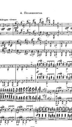 Vladimir Ashkenazy,Sergei Rachmaninoff《Morceaux de Fantasie, Op.3:No.4 Polichinelle钢琴谱》升A调_编排美轮美奂
