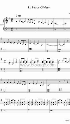 Billie Eilish,ROSALÍA《Lo Vas A Olvidar钢琴谱》G调_编配充满想象力