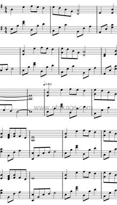 July《Song of the Soul钢琴谱》G调_旋律简单而动人