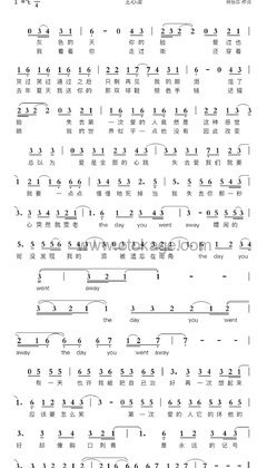 王心凌《第一次爱的人人声谱》降E调_细腻感人的演奏