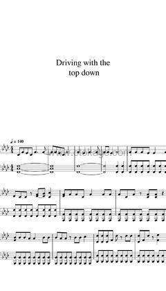 Ramin Djawadi《Driving With The Top Down钢琴谱》降A调_旋律优雅如梦