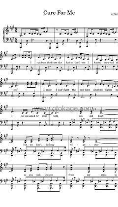 AURORA《Cure For Me钢琴谱》A调_柔和的音色渲染