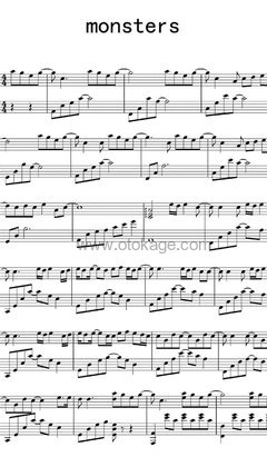 周深《Monsters (Live)钢琴谱》C调_编曲大气磅礴