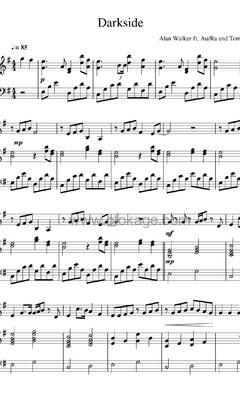 Alan Walker,Au/Ra《Darkside小提琴谱》G调_完美的音乐细节