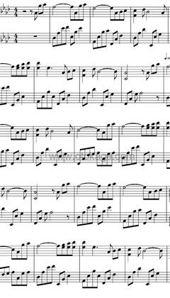 July《In The Wind钢琴谱》降A调_音符和谐动听