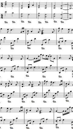 July《Beyond The Memory钢琴谱》G调_节奏舒展自如