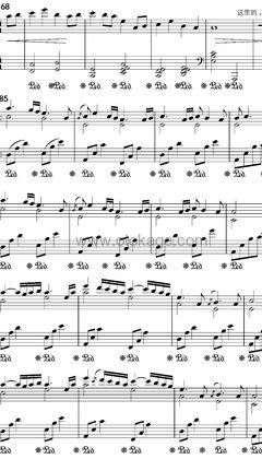 July《Follow the Wind钢琴谱》A调_旋律丝滑流畅