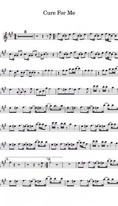 AURORA《Cure For Me小提琴谱》A调_完美平衡的音色