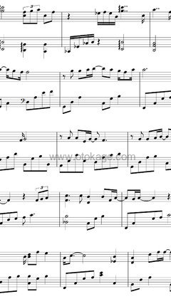 关喆《想你的夜钢琴谱》F调_节奏舒展自如