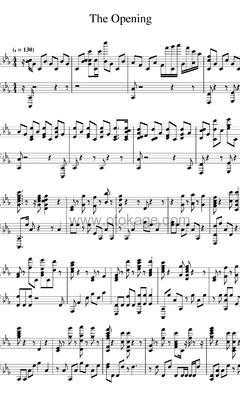 塞壬唱片-MSR《The Opening钢琴谱》C调_简洁而不简单