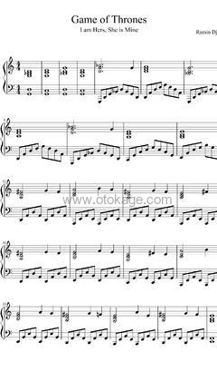 Ramin Djawadi《I Am Hers, She Is Mine钢琴谱》C调_完美还原原曲