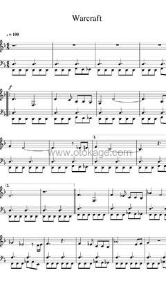 Ramin Djawadi《Warcraft钢琴谱》F调_旋律空灵飘逸
