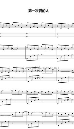 王心凌《第一次爱的人钢琴谱》C调_完美节奏编排