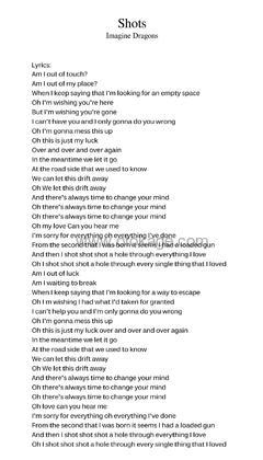 Imagine Dragons,Broiler《Shots吉他谱》D调_旋律感人至极