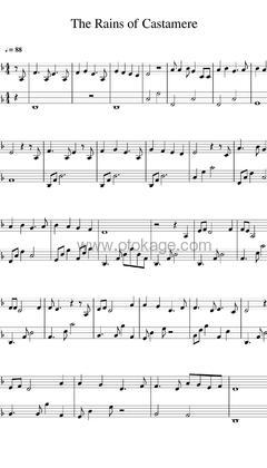 Ramin Djawadi《The Rains Of Castamere钢琴谱》F调_音符婉转动人
