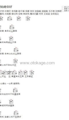 林子祥,叶蒨文《世间始终你好 (Live)吉他谱》D调_完美编曲设计