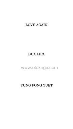Dua Lipa《Love Again吉他谱》G调_编排富有层次感