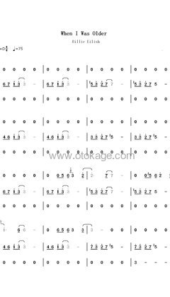 Billie Eilish《WHEN I WAS OLDER (Music Inspired By The Film ROMA)钢琴谱》升D调_编配层次分明