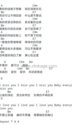 莫文蔚《真的吗吉他谱》A调_旋律如梦似幻